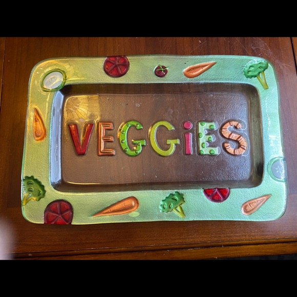 Lori Siebert for Silvestri Fused Glass Platter - Picture 1 of 4